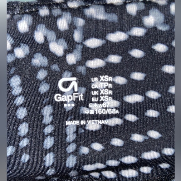 XS black polka dot leggings - Picture 2 of 4